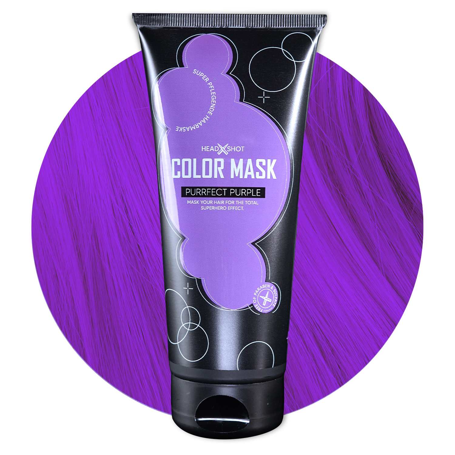 Headshot Color Mask Purrfect Purple