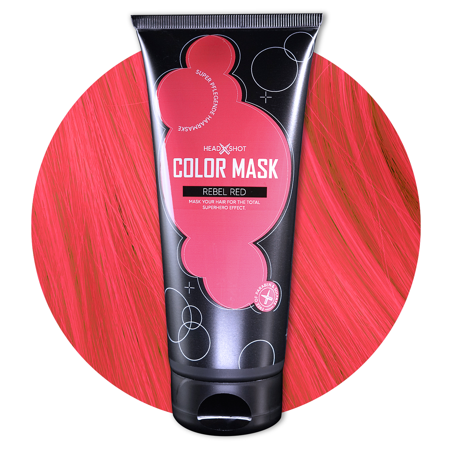 Headshot Color Mask Rebel Red Headshot Color Mask Rebel Red